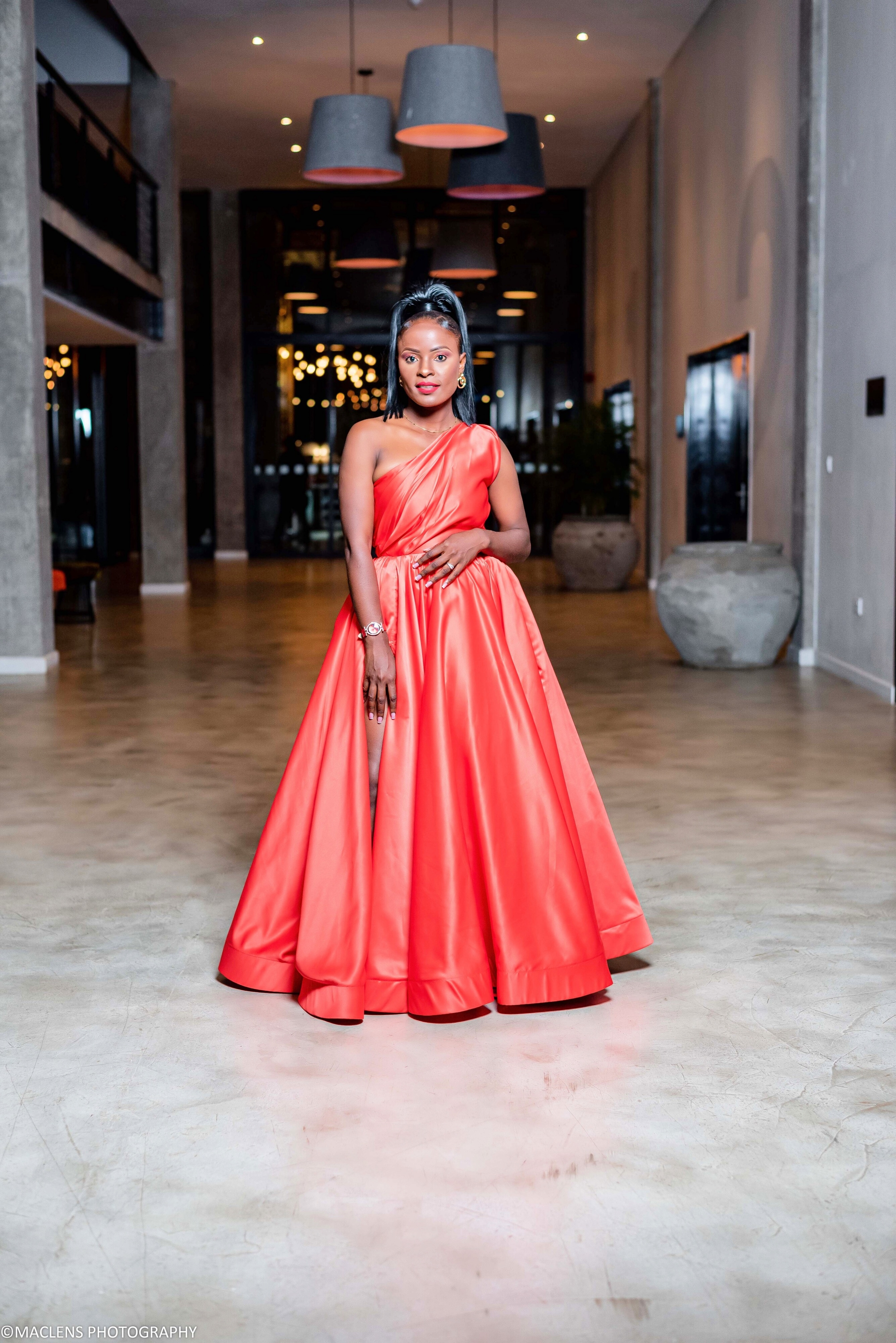 Sculptured dress from AfriWest